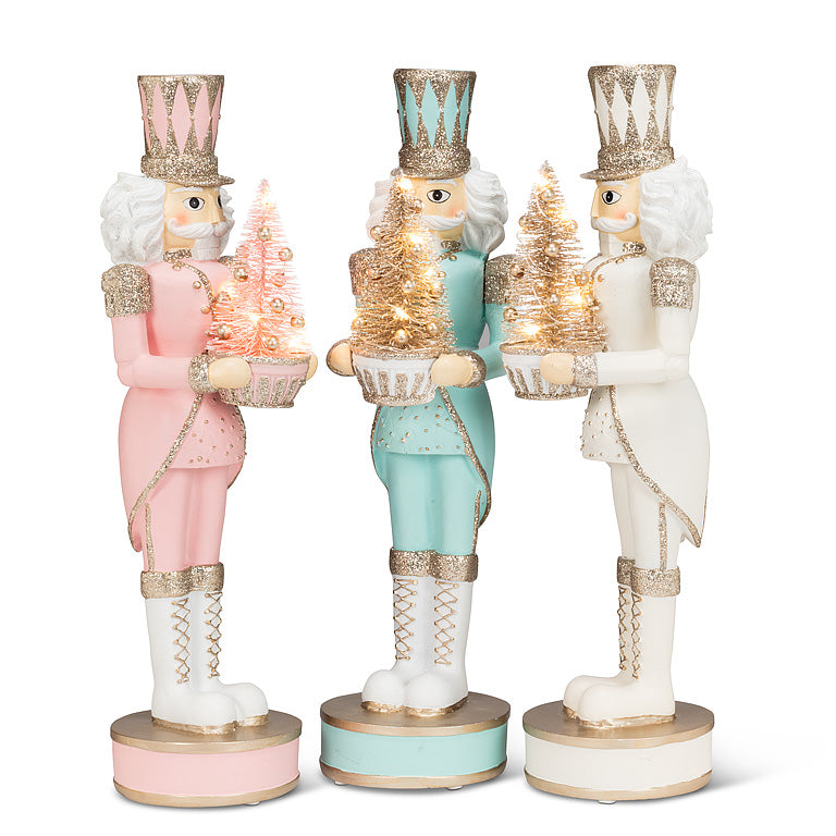 Santa's Sweet Shoppe Collection - 15" Nutcracker with LED Tree