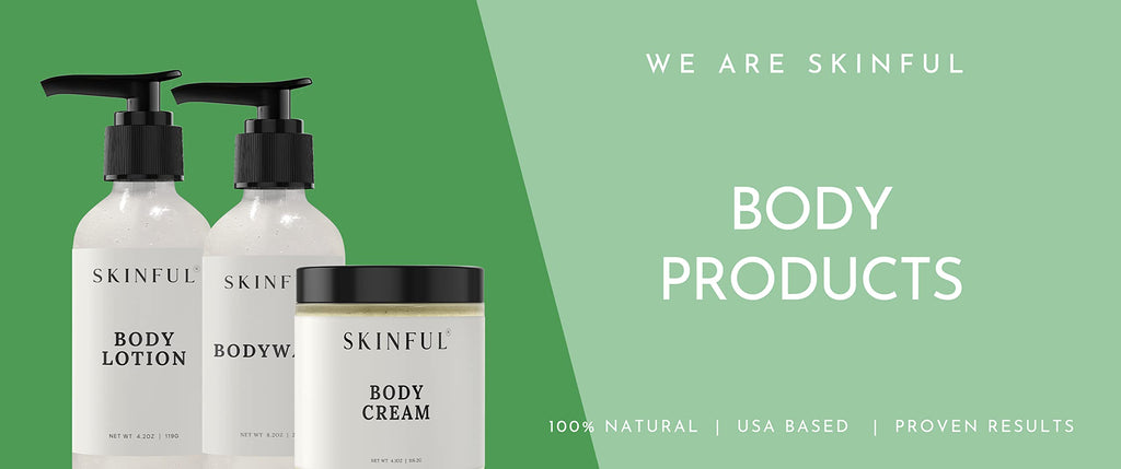 Skinful Moisturizer Body Cream for Dry Skin - Ultra Intensity Body Cream with Hyaluronic Acid and Aloe Vera - 4oz