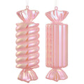 Santa's Sweet Shoppe Collection - 12" Candy Ornament (SET OF 2) Iridescent Sheen