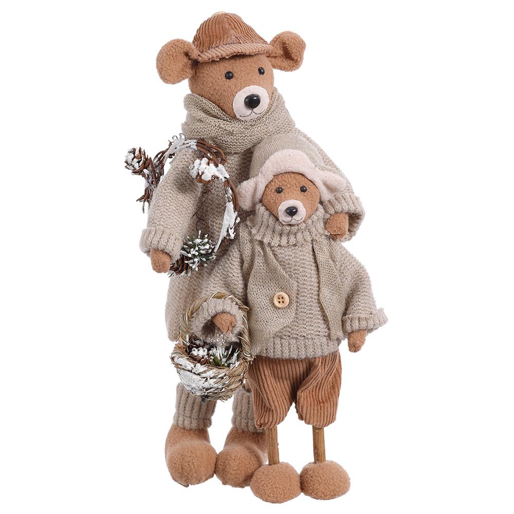 12" Bear Family -  Brown Cream