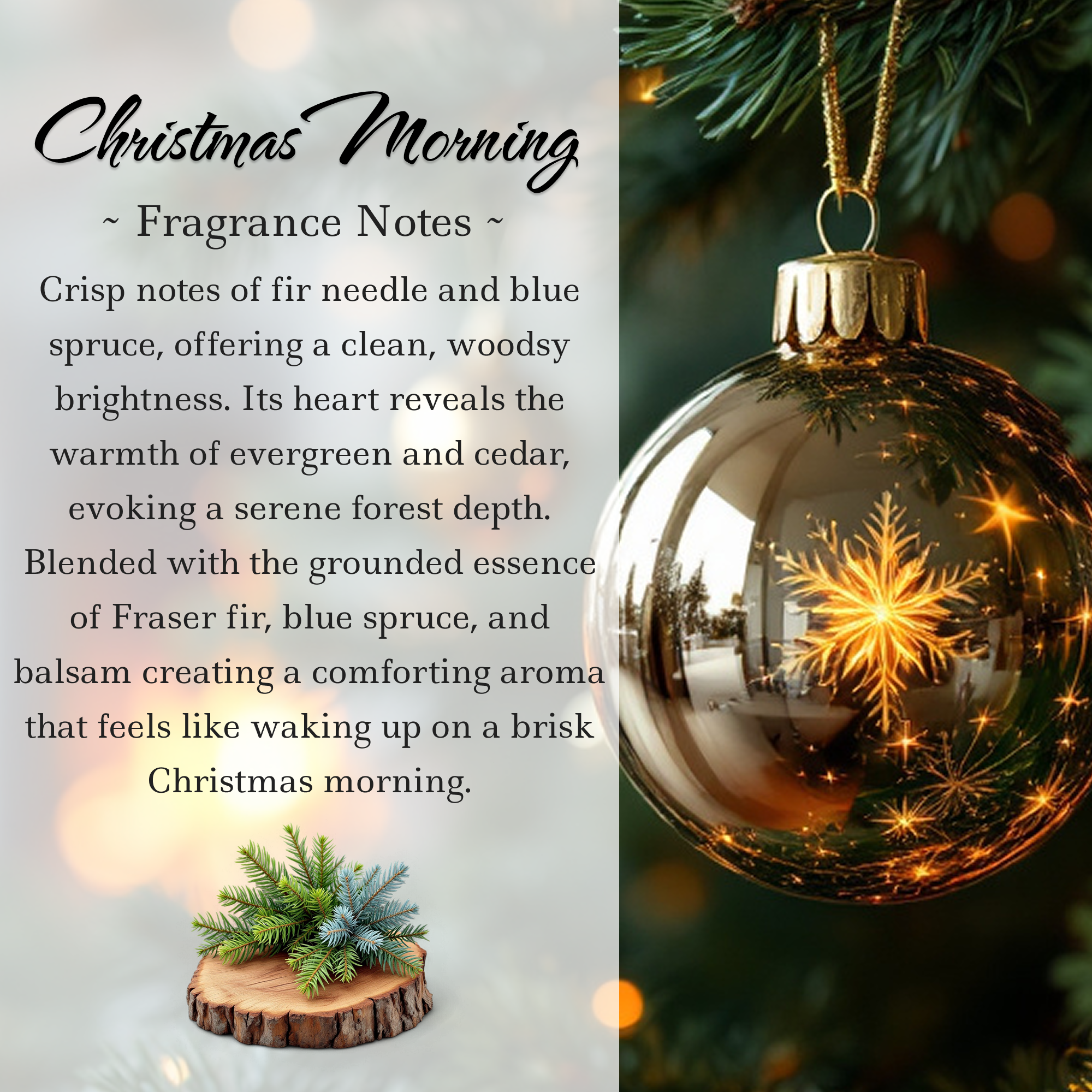 Limited Edition: Christmas Morning Crystal-Enhanced Reed Oil Diffuser, 100ml