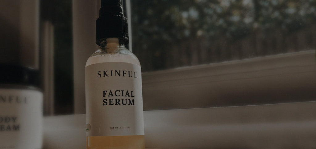 Nighttime Spa Bundle: 1-Skinful Facial Serum + 1-Skinful Facial Toner + 1-Skinful Facial Cleanser